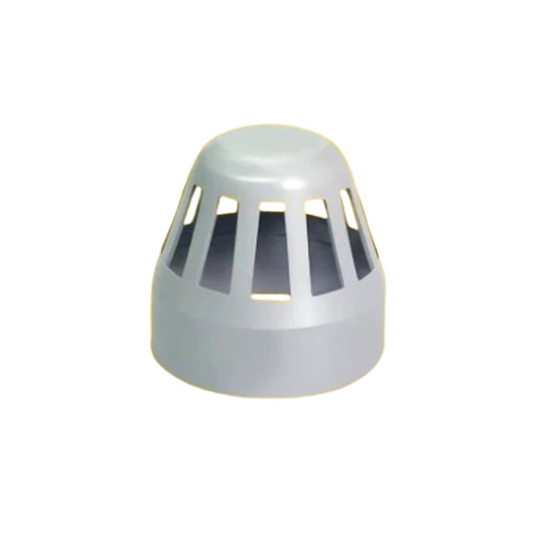 SWR Vent Cowl - PVC Material, Size 75mm & 110mm Diameter | Grey Color, Box Contains 108 NOS