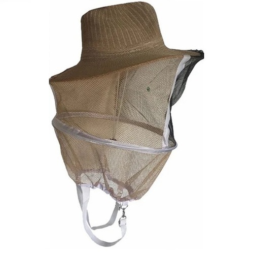 Weaving Bee Hat - Signature Cotton, Free Size, Golden Brown, 5mm Thickness, 220g Weight | Provides Protection From Sunlight, Dust and Bees
