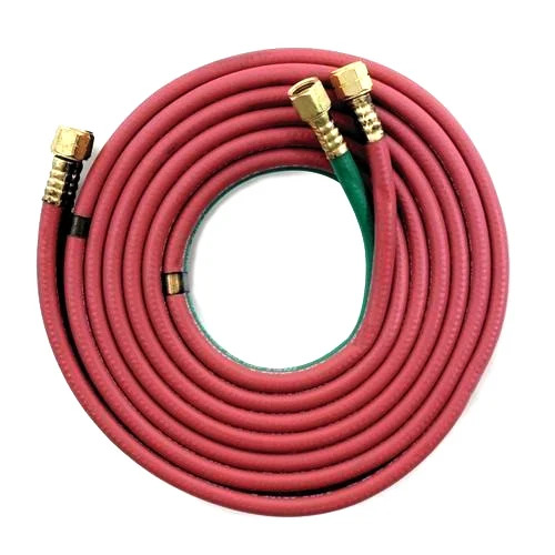 Welding Hose Pipe - Rubber Material, 1/2 to 2 Inch Sizes , Durable, Heat and Abrasion Resistant for Safe Gas Transfer