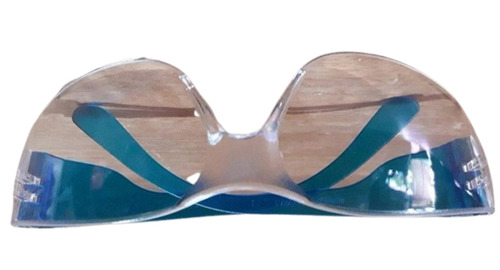 White Safety Goggles - Glass Lenses, Durable and Long Lasting | Multiple Use for All Ages