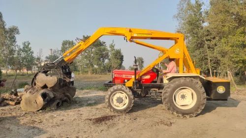 Wood Loader Machine - Color: Yellow