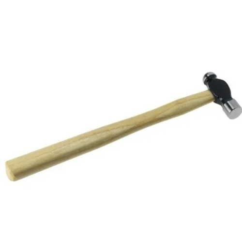 7.5 Inch Wooden Handle Ball Peen Hammer