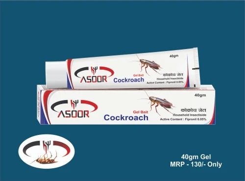 Cockroach Repellent Gel - 40gm Laminated Tube, Brown Gel for Household and Commercial Use, Safe for Children and Pets