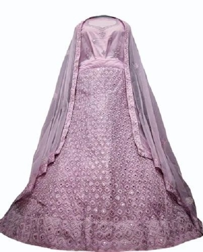 Designer Net Lehenga With Matching Duppta