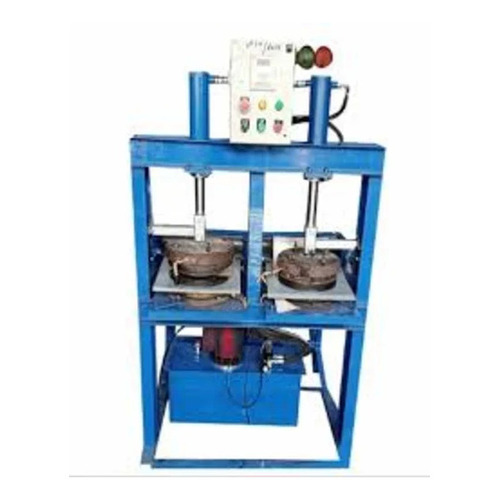 Double Die Disposable Paper Plate Making Machine