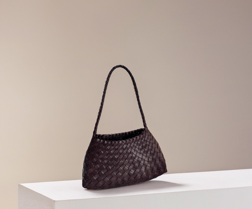 Handmade Woven Leather Handbags - Cowhide Basket Tote for Women | Luxury Shopping Bag
