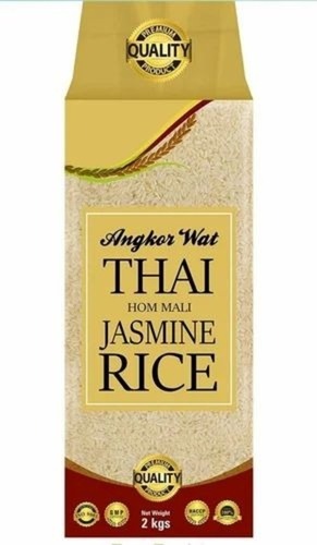 Jasmine Rice - 2KG Vacuum Pack | 100% Pure, Organic Medium Grain, White Dried Rice
