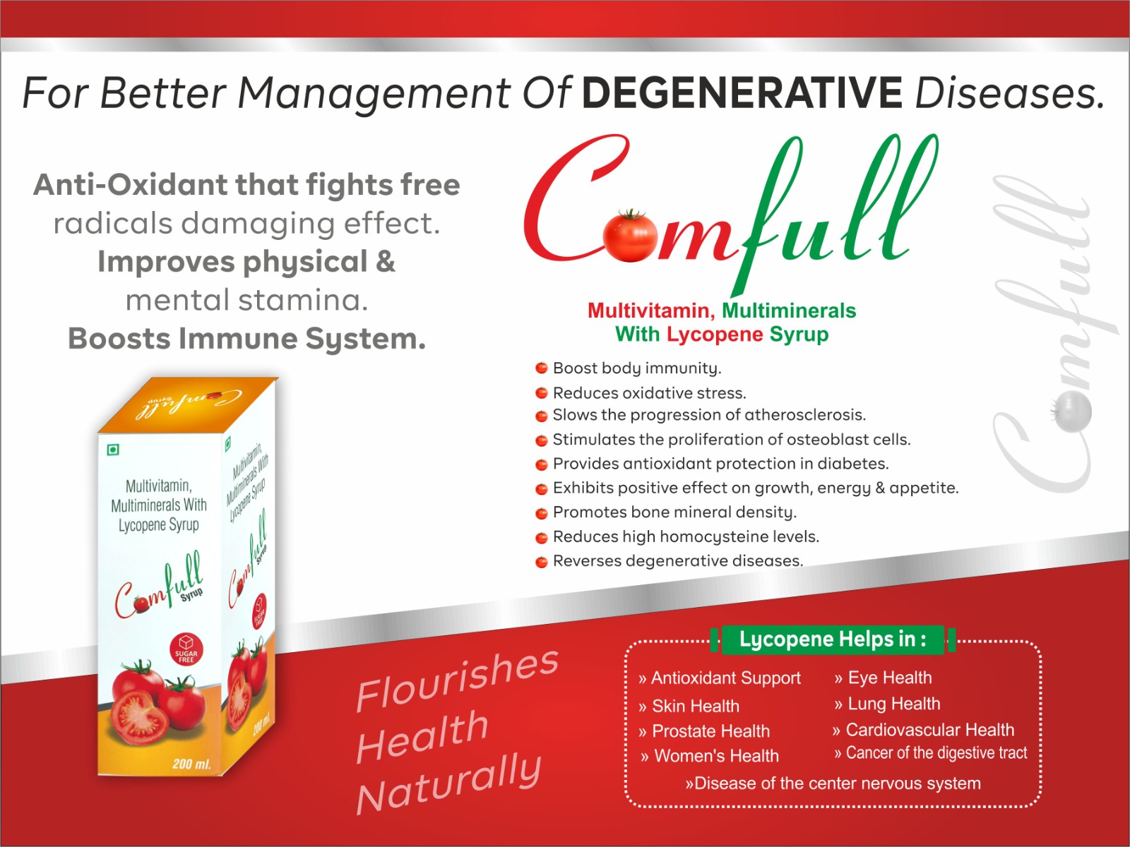 Multivitamin, Multiminerals With Lycopene Syrup