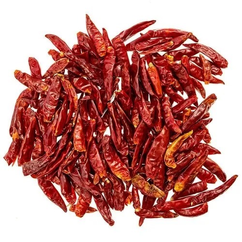 Whole Dry Red Chilli - 100% Pure, Very Good Quality, Natural Dried | Spicy Taste, Elongated Shape, Grade A, Ideal for Food Cultivation