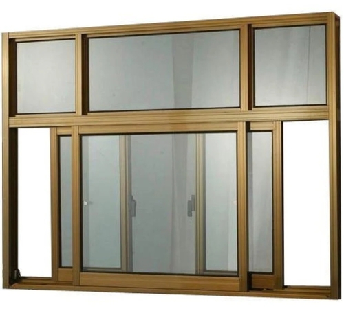 Wooden Finish Aluminium Window