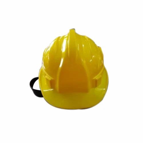Yellow Safety Helmet - Open Face Style, ISI Certified | Durable Workplace Safety Helmet for Industry Use