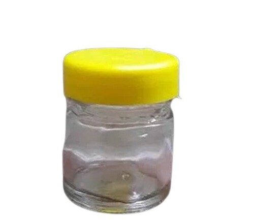 10g Glass Jar - Glass Material, Various Sizes, Transparent Color | Plain Pattern, Solid Structure, Resistant to Cracking, Tested for Quality Parameters