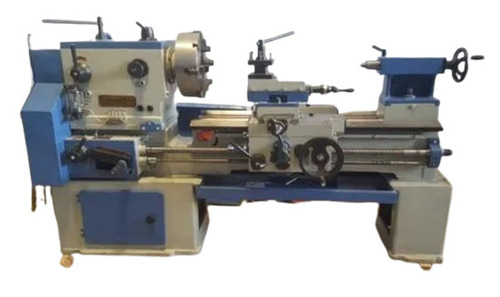 All Geared Heavy Duty Lathe Machine - Metal, 6 Feet Length, 14 Inch Width, 24 Inch Swing, 3 Inch Spindle Bore, 8 Speed Settings, 4 T.P.I Lead Screw Pitch | High Performance, Multi Color