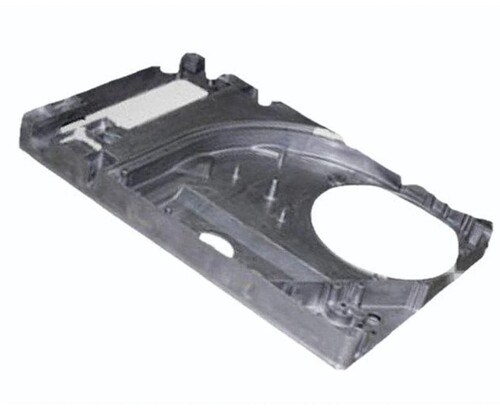 Aluminum High Pressure Die Casting - Rectangular Shape, 4mm Thickness, 62 Shore A Hardness, Grey Color | Corrosion Resistant, Ideal for Radar Applications