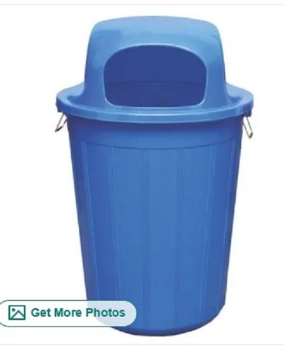 Blue Round PVC Dustbin