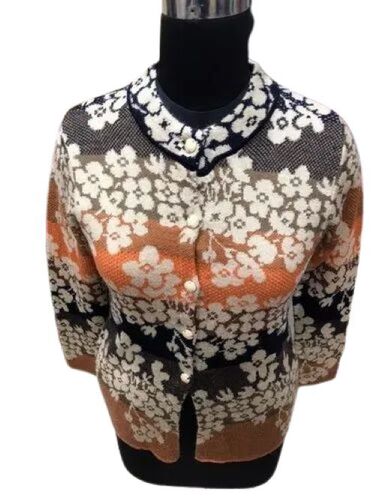 Wool Cardigan Sweater - Multi Color, Soft Knit Fabric with Button Closure, Versatile Layer for Stylish Casual Wear and Warmth Retention
