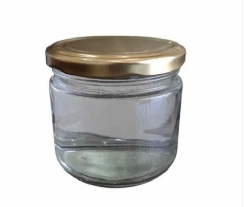 Clear Glass Jar With Lac Cap