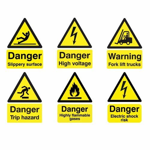 Danger Sign Board - Color: All