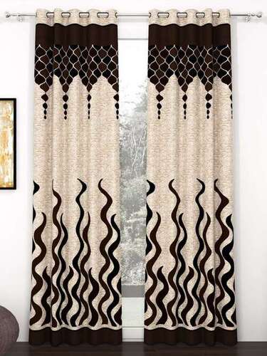 Door Curtains - Mesh Fabric, Medium Size | Multicolor, Printed Aubusson Pattern, Eco-Friendly, Attractive Look, Dobby Style, Crocheted Technics
