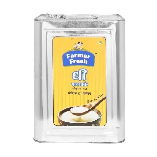 Fresh Cow Ghee Tin - Organic Liquid Ghee, 15 Kilograms , White Color, 9 Months Shelf Life, Suitable for Adults, Children, and Old-Aged
