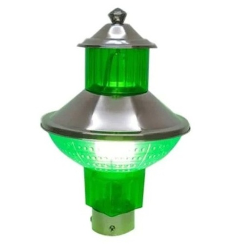 Double Shade LED Garden Lamp - Aluminium, Round Shape, 5W Natural White Light | Multi Color Design for Elegant Outdoor Illumination