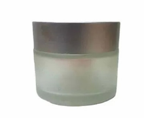 Glass Cosmetic Jar - Glass Material, Various Sizes, Transparent Color - Plain Pattern, Solid Structure, Quality Tested