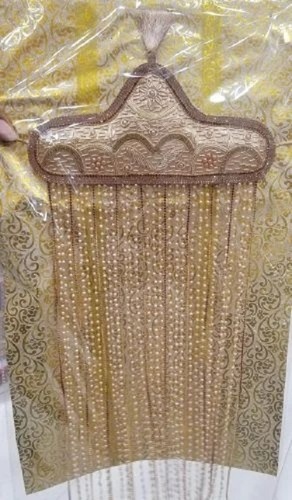 Pearl Groom Sehra - Beaded Embroidered Design | Multicolor Wedding Wear, Length 30-40 cm, Exceptional Craftsmanship and Unique Style Features