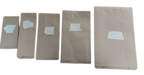 Kraft Paper Grocery Bag - 250 Gm to 5 Kg Capacity, Brown Color, Biodegradable & Moisture Proof, Recyclable