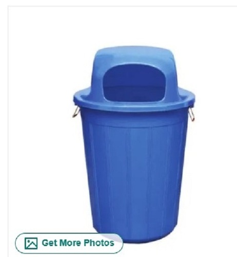 Plastic Waste Bins With Dome Lid - Plastic, Various Sizes, Blue | Spacious Design, Timely Delivery, Quality Tested, Suitable for Housekeeping