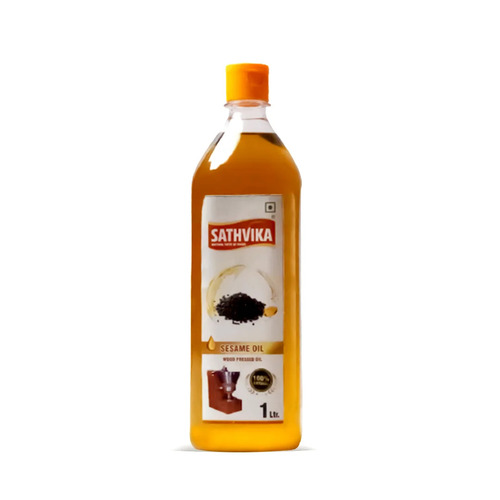 Sesame Oil - 1 Litre, 100% Pure, Organic, Hand Made, Very Good Quality, Good for Health, Ideal for Cooking