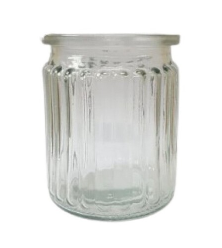 Transparent Glass Jar - Plain Design, Various Sizes , Lightweight and Quality Tested Storage Solution