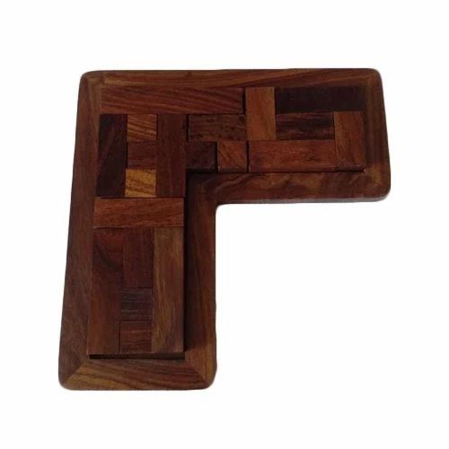 Wooden L Shaped Board Jigsaw Puzzle