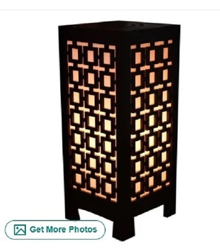 Wooden Table Lamp - Rectangular Shape, Customizable Size, Various Colors | Easy to Clean, Long Lasting, Enhances Interior Appearance