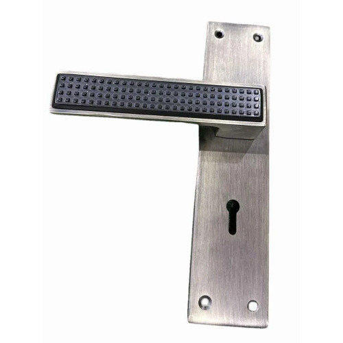 As 29 Ss Antique Black Finish Mortise Door Handle - Stainless Steel, 8 Inch, Silver Color | Lever Handle Design for Door Fitting