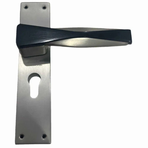 AS 34 SS Black Finish Mortise Door Handle