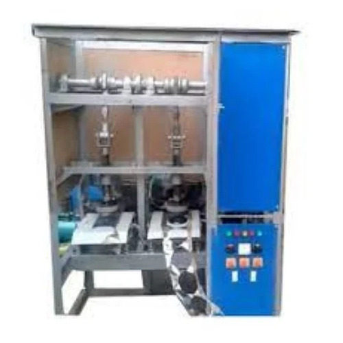 Automatic Thali Making Machine - Paper Material, Max Plate Size 14 Inches, Blue Color | 1 HP Motor, 1 kW Power, Produces 2500-3000 Plates Per Hour, Human Machine Interface Control