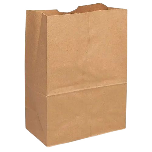 Brown Paper Carry Bag - 12x18cm, Capacity 250gm-2kg | Plain Style, 1000 Pieces Per Pack, Max Load 2kg