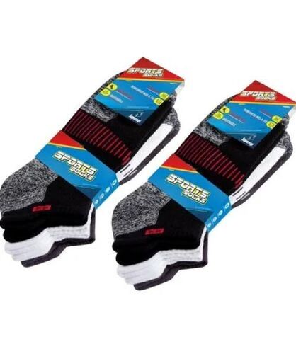 Comfortable Cotton Socks - Soft Cotton Fabric, Elastic Stretch Design | Breathable, Moisture-Wicking, Reinforced Heel, Non-Slip Grip, Arch Support
