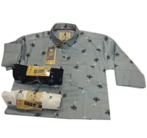 Designer Cotton Printed Shirt