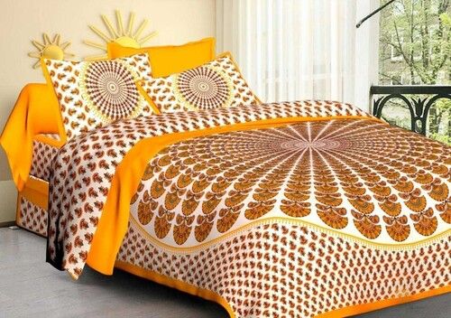 Double Bed Printed Bedsheets