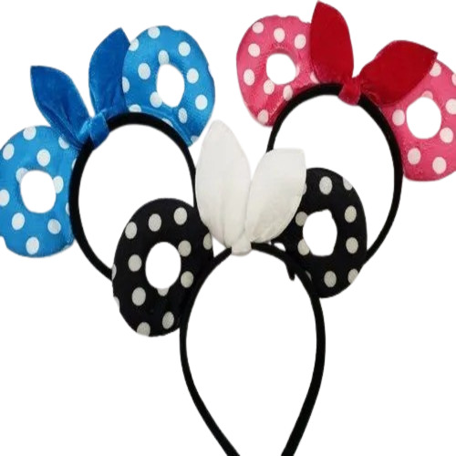 Fancy Hair Bands - Plastic Material Multisizes Multicolor | Plain Pattern Suitable for Baby Girls Girls Women Ideal for Casual Wear