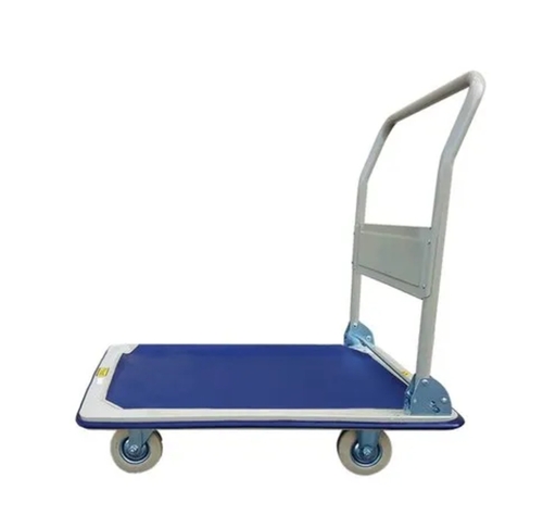 Industrial Trolley - Heavy Duty, High Capacity 500 lbs Load, Rust Resistant, Smooth Rolling with Large Wheels and Ergonomic Handle