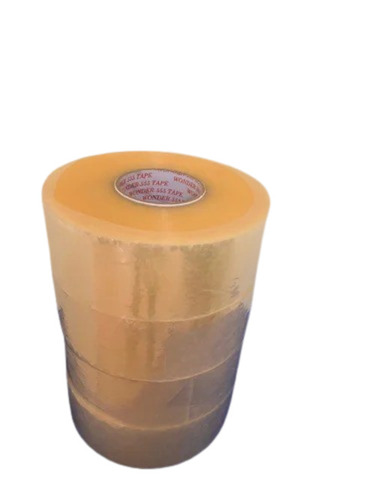 Jumbo Bopp Tape Roll - BOPP Material, 650 Meter Size, 3 Inch Width | Single Sided Adhesive, Waterproof, White Color, Very Good Quality