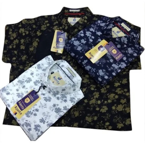 Mens Floral Printed Shirt By Payal Traders