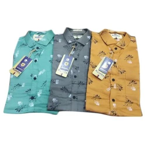 Cotton Satin Printed Shirt - Full Sleeves, S to XXL | Vibrant Colors, Soft Fabric, Unique Designs, Stylish Patterns, Comfortable Fit, Breathable Material, Durable Print, Casual Style, Machine Washable, Versatile Wear