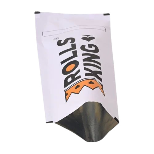 Metalized Pouches - Rectangular Shape, Zipper Closure | Multicolor, Ideal for Grocery and Food Packaging