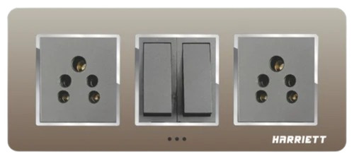 Modular Switchboards - Polycarbonate Material, Matte Finish | Rated Voltage: 240V, Color: White, Good Quality, New Condition