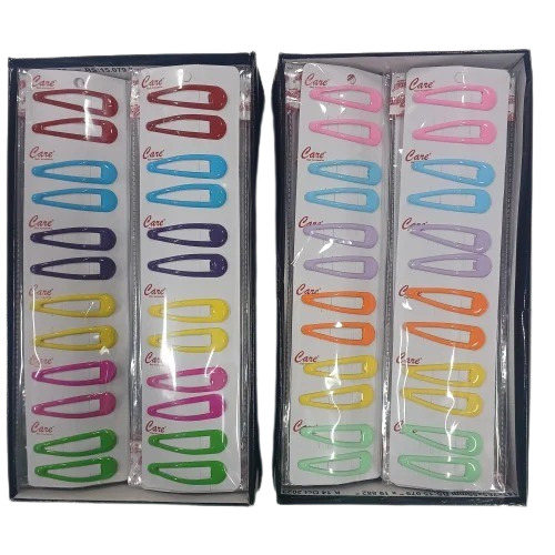Multicolor Hair Pin - Plastic Material, Multisize Fit | Stylish Hair Accessory for Women and Girls