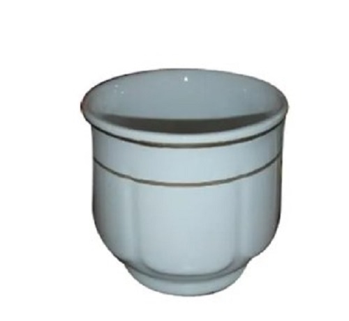 Office Tea Cup - Glossy White, Standard Size | Long Lasting, Lightweight, Modern Design, Crack Resistant Ceramic Material, Ideal for Gifting
