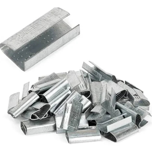 Packaging Clips - Iron, 9 mm | Rust Proof, Grey Color, Durable, Reusable, Easy to Use and Apply for Secure Package Sealing
